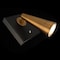 Dweled Arne 7in LED Adjustable Wall Light 3000K in Black with Aged Brass BL-480 - alternate 3